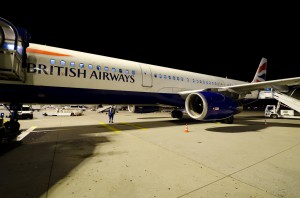British Airways Airbus A321 on boarding for the flight form Frankfurt to London Heathrow