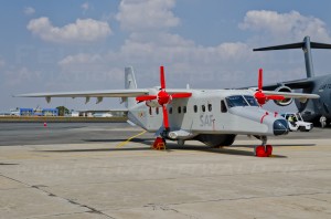 Seychelles Air Force - Do228 at Aero India 2013.