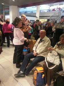 Waiting area at Berlin Tegel Airport