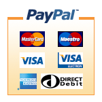 Paypal Logo with Credit Card logos
