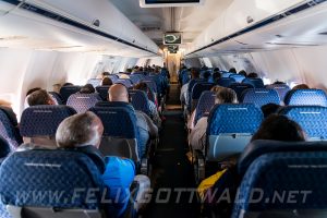 American Airlines 757 cabin