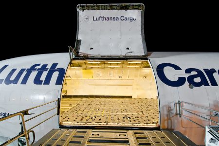 Lufthansa Cargo MD-11 cargo door