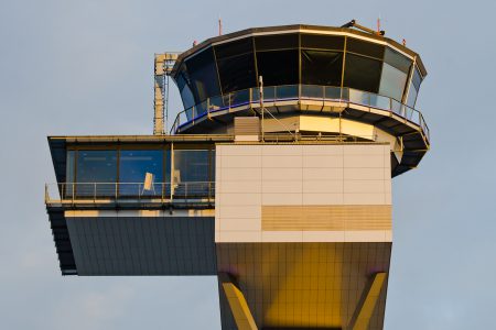 Frankfurt Airport Air Traffic Control Tower - top