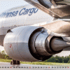 April motive of MD-11 Calendar 2015 showing a Lufthansa Cargo aircraft up close on the runway in Krasnoyarsk, Russia