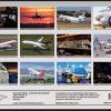 Flip side of MD-11 Calendar 2015 by Felix Gottwald showing all twelve aircraft images of the aviation calendar.