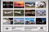 Flip side of MD-11 Calendar 2015 by Felix Gottwald showing all twelve aircraft images of the aviation calendar.