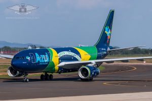 AZUL Airbus A330 - PR-AIV at Viracopos/Campinas Airport, Brazil.