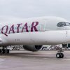 Qatar Airways Airbus A350-900 - last meters of taxiing.