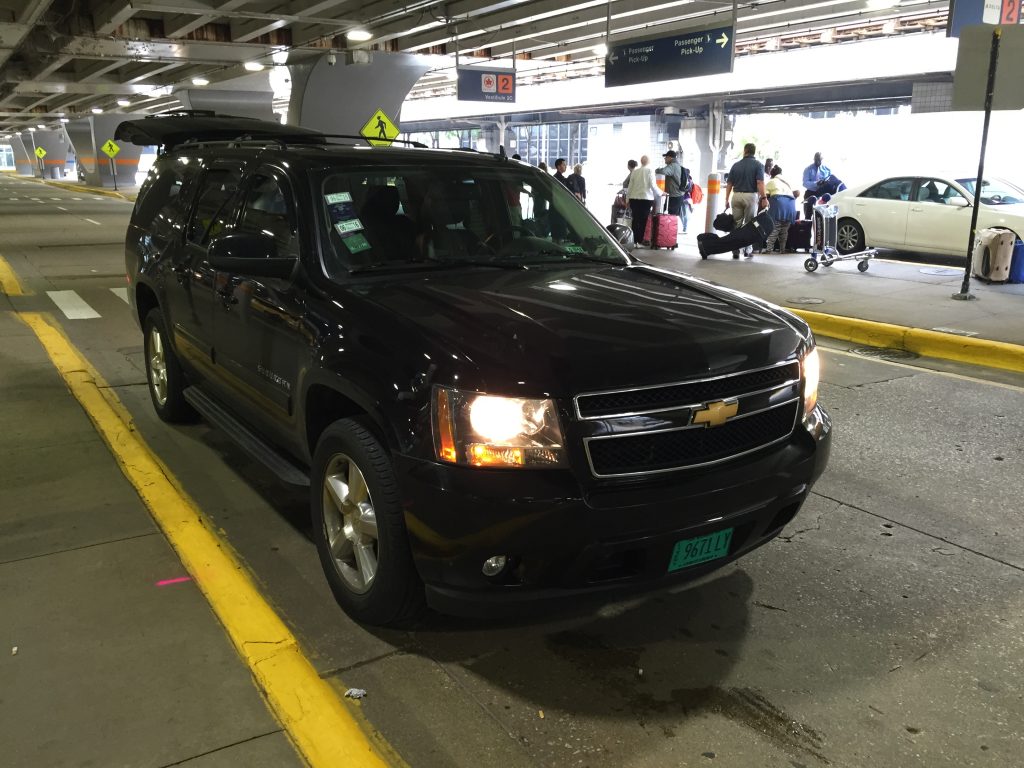 We are being picked from ORD in a very nice car!