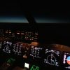 Cockpit over the North Atlantic