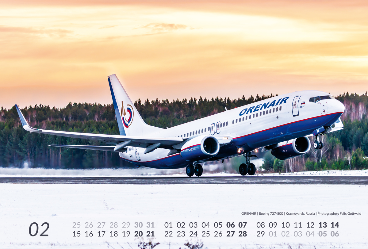 BOEING Aviation Calendar 2016 - 02