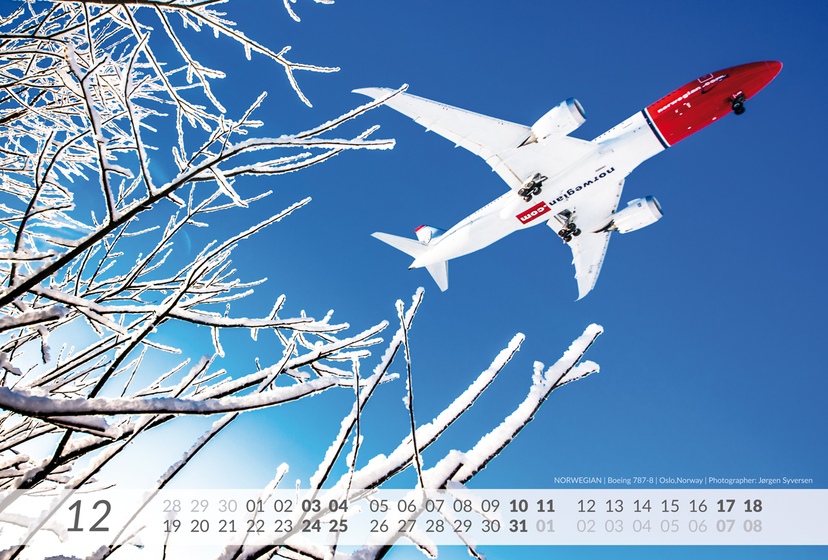 BOEING Aviation Calendar 2016 - 12
