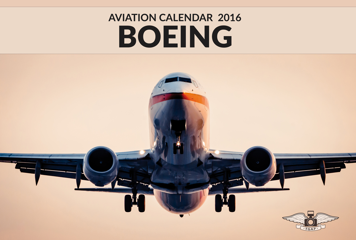 Cover image BOEING Aviation Calendar 2016