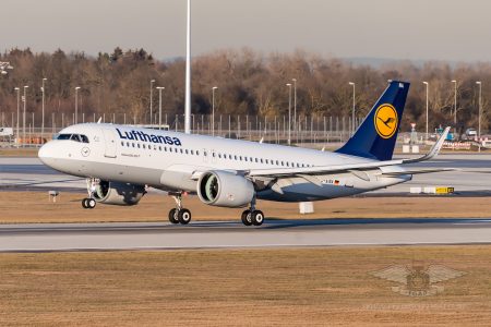 Lufthansa A320NEO D-AINA MUC Munich Airport