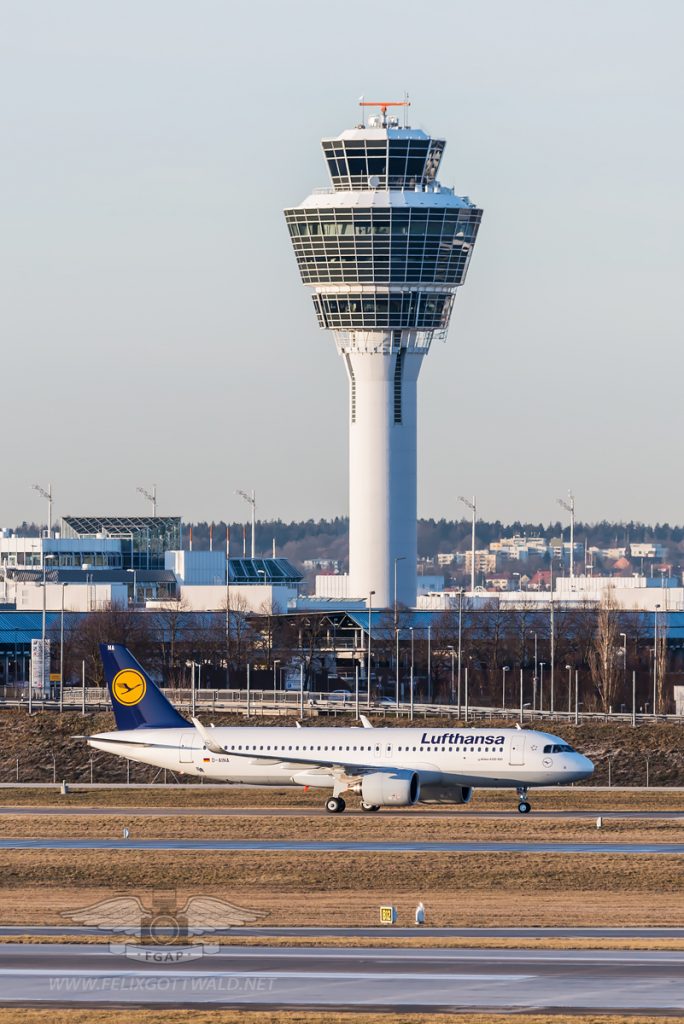 Lufthansa A320NEO D-AINA MUC Munich Airport