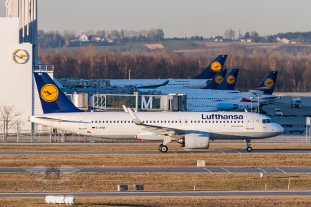 Lufthansa A320NEO D-AINA MUC Munich Airport