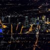 The skyline of Frankfurt with most of Germany's skyscrapers