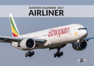 AIRLINER Aviation Calendar 2017 front cover