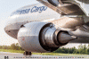 April motive of MD-11 Calendar 2015 showing a Lufthansa Cargo aircraft up close on the runway in Krasnoyarsk, Russia