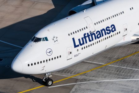 Lufthansa Boeing 747-8 D-ABYJ at Frankfurt Airport